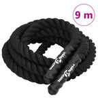 Battle Rope Black 9 Kg Polyester