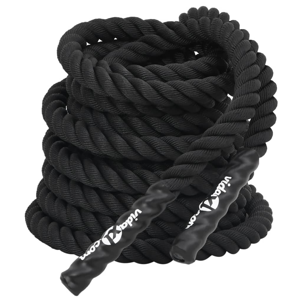 Battle Rope Black 9 Kg Polyester