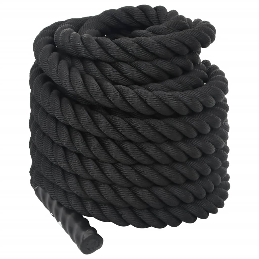 Battle Rope Black 9 Kg Polyester