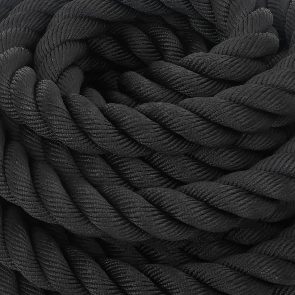 Battle Rope Black 9 Kg Polyester