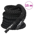 Battle Rope Black 9 Kg Polyester