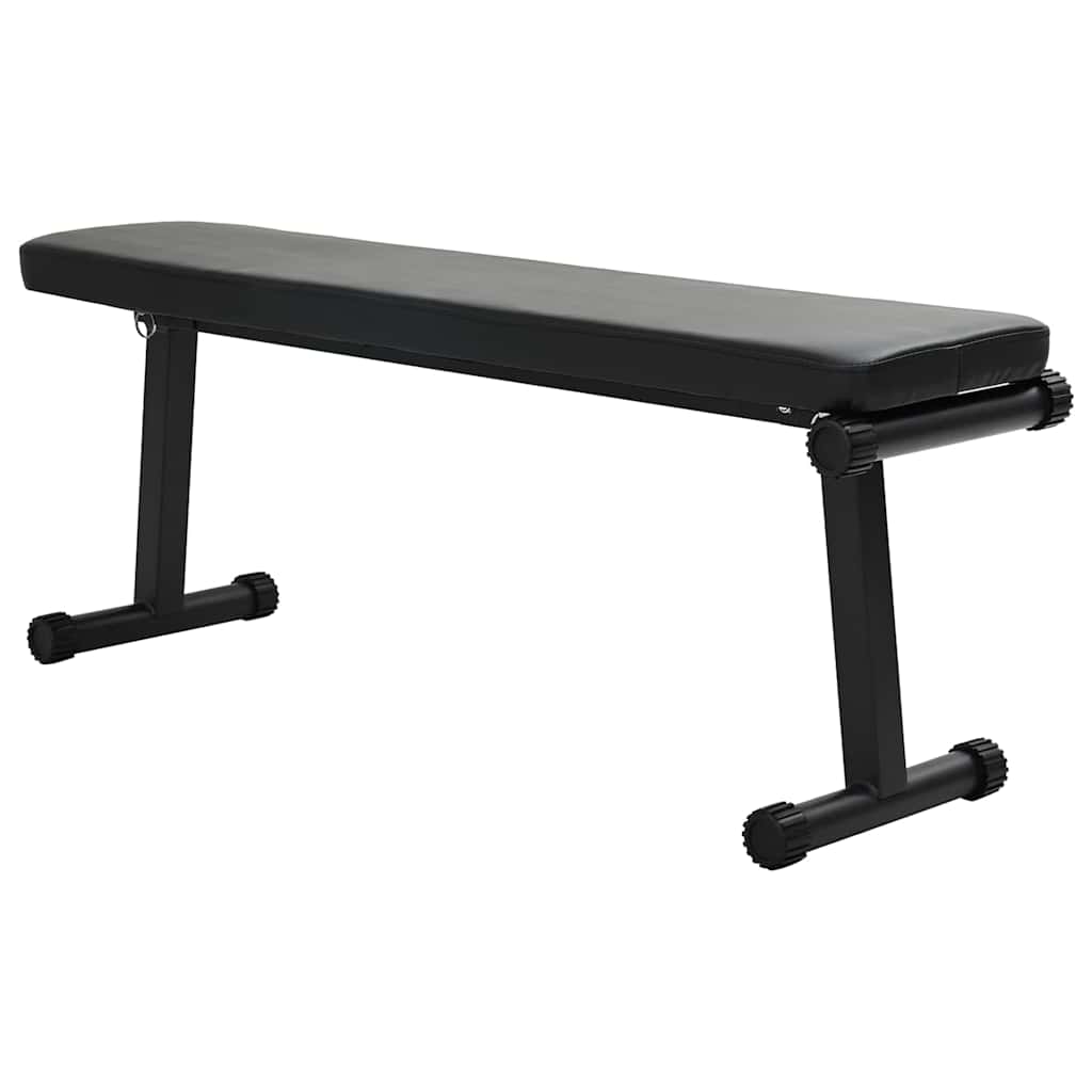 Foldable Weight Bench Folding Black 109 X 29 X 42 Cm Steel