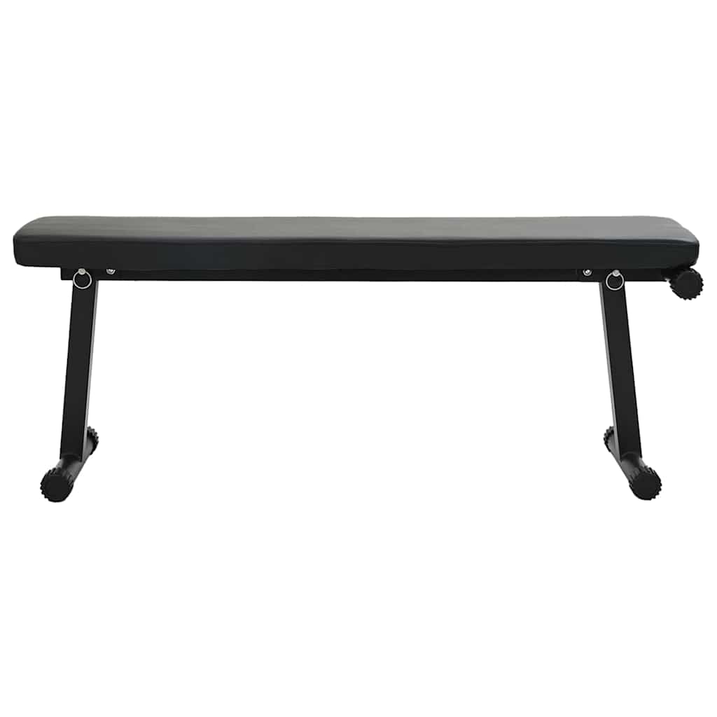 Foldable Weight Bench Folding Black 109 X 29 X 42 Cm Steel