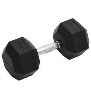 Hex Dumbbells with Secure Grip and Floor-Safe Rubber Coating