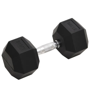 Hex Dumbbells with Secure Grip and Floor-Safe Rubber Coating
