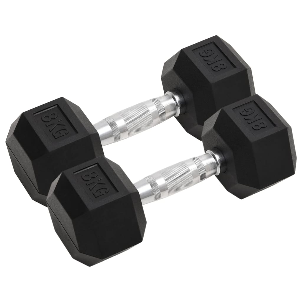 Dumbbells 2 Pcs 10 Kg Total Cast Iron