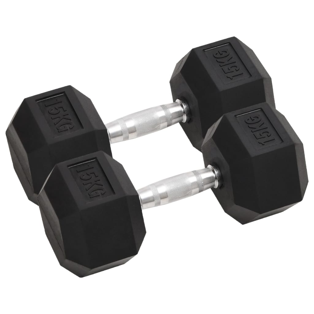 Dumbbells 2 Pcs 10 Kg Total Cast Iron