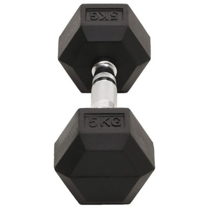 Hex Dumbbells with Secure Grip and Floor-Safe Rubber Coating