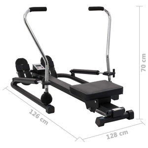 Compact Hydraulic Rowing Machine for Full-Body Home Training