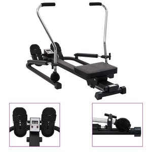 Compact Hydraulic Rowing Machine for Full-Body Home Training