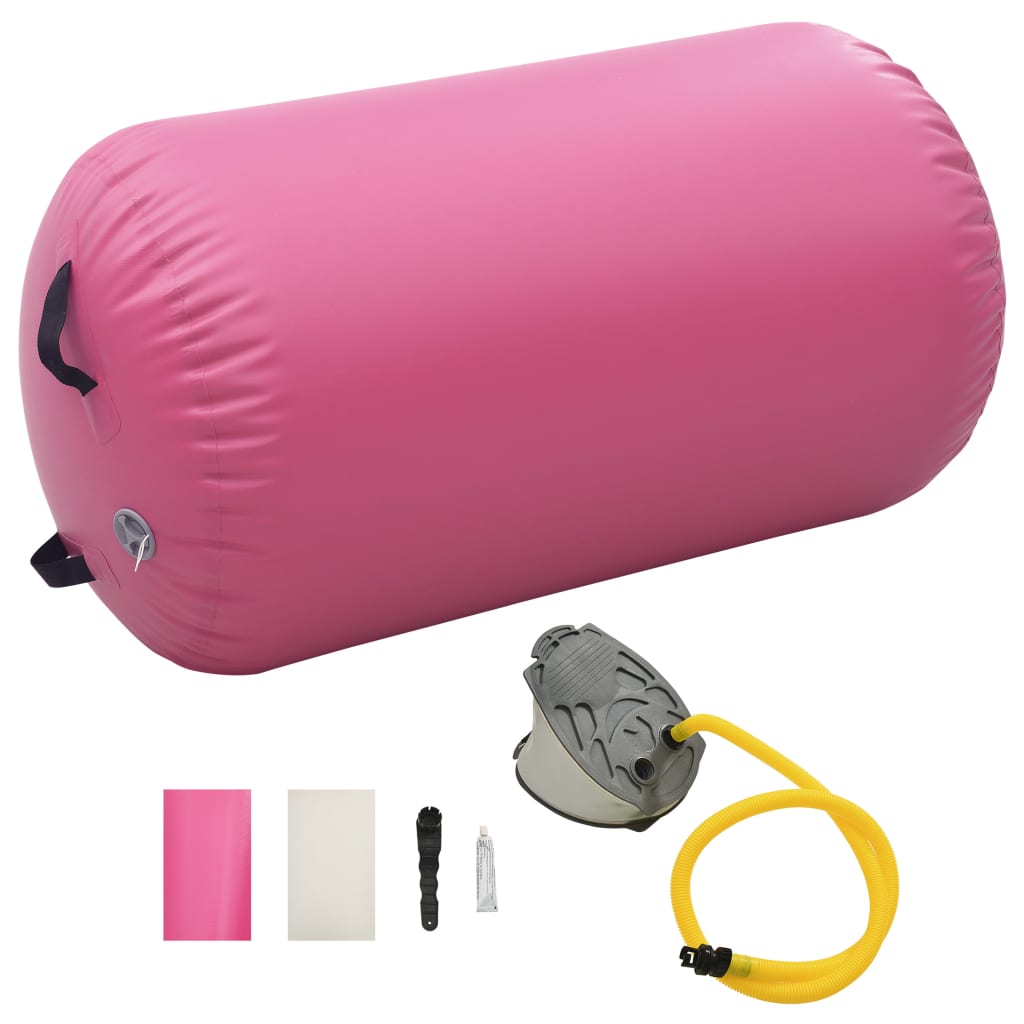 Inflatable Gymnastic Roll With Pump Pvc