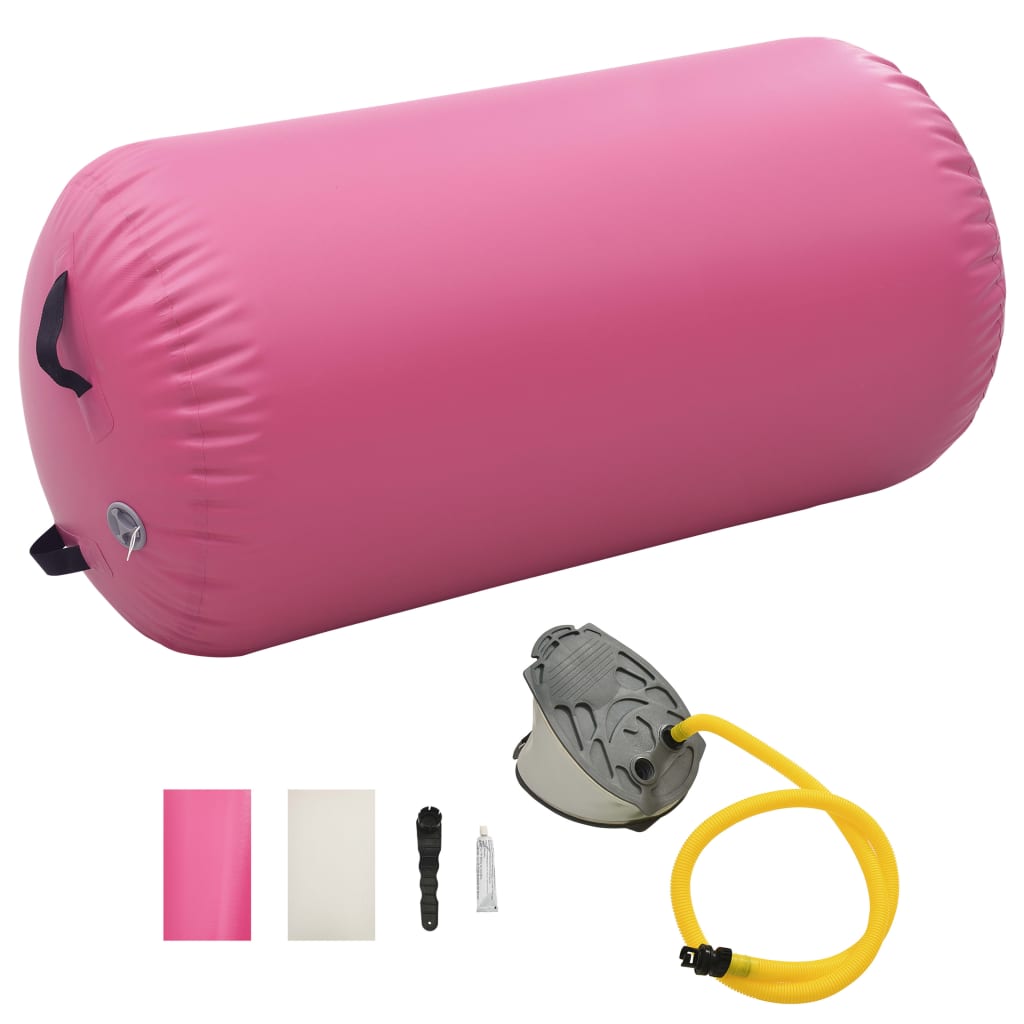 Inflatable Gymnastic Roll With Pump Pvc