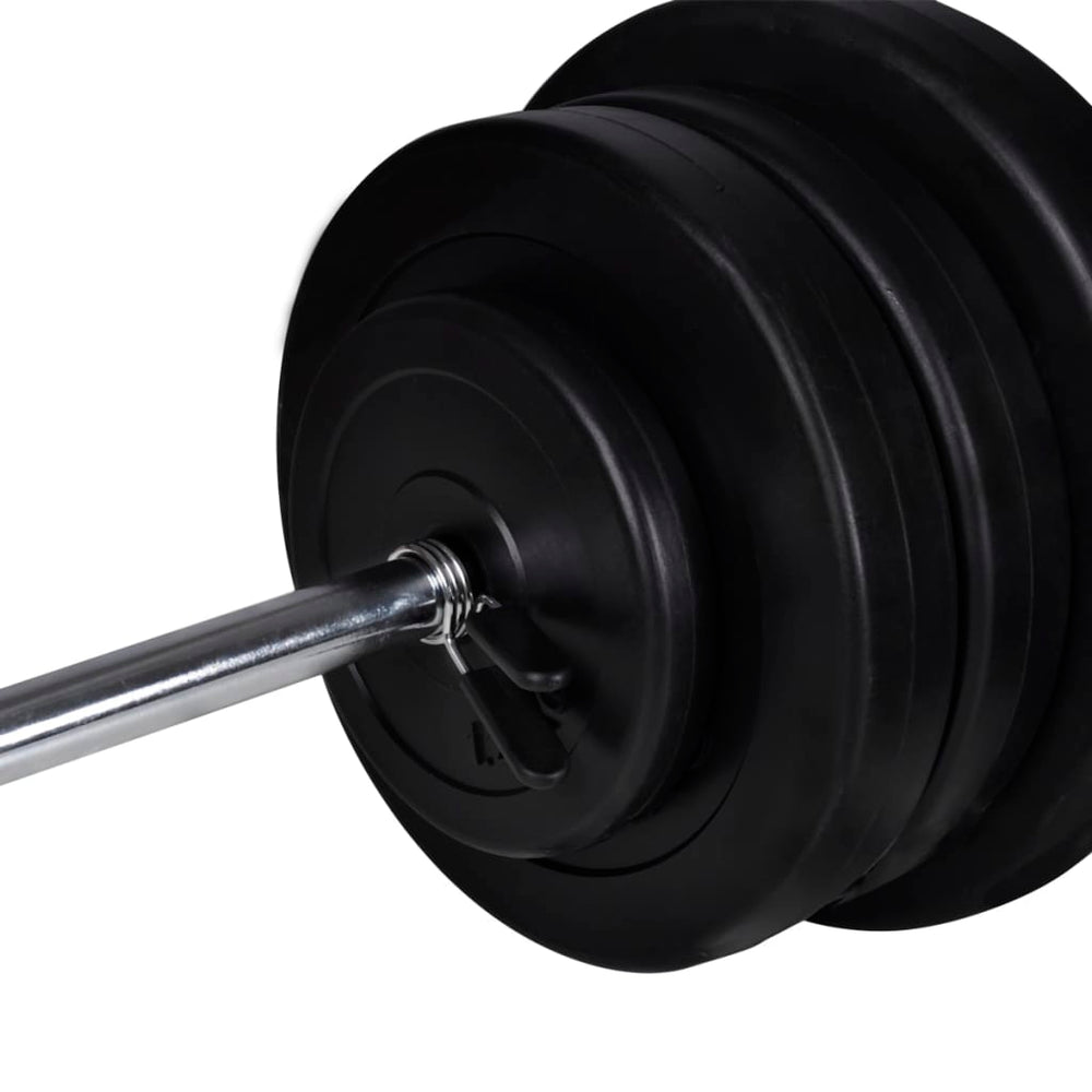 Home Power Tower with Barbell and Dumbbell Strength Set