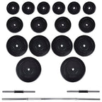 Power Tower With Barbell And Dumbbell Set