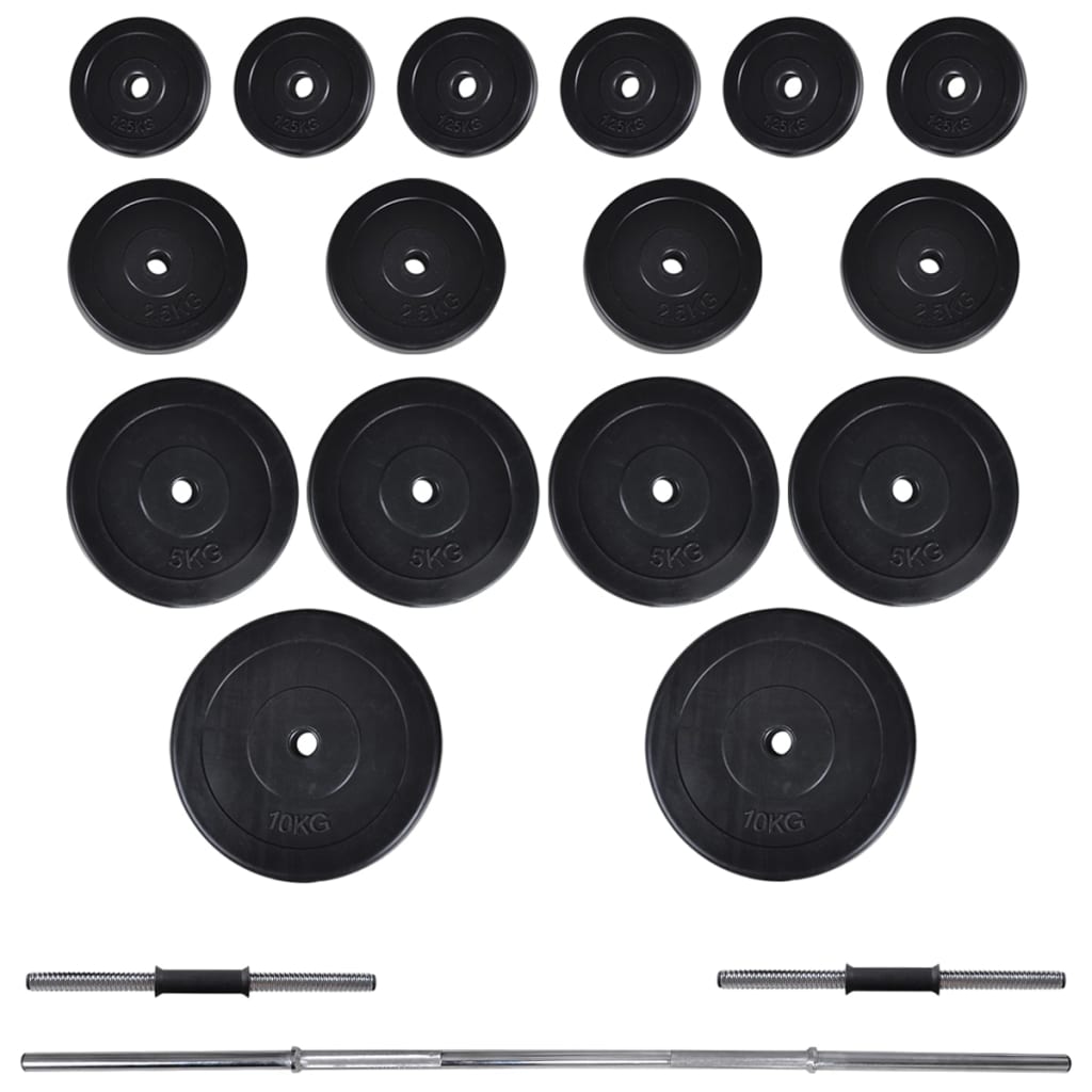 Power Tower With Barbell And Dumbbell Set