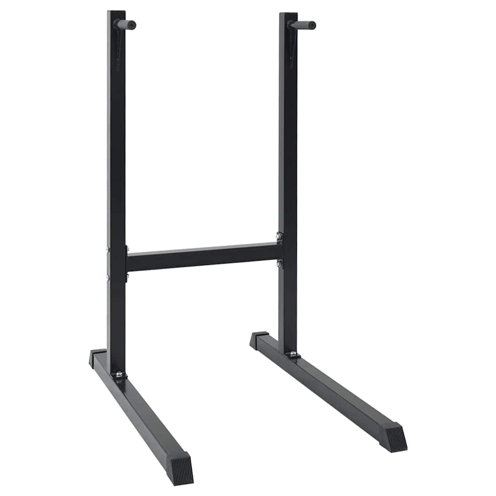 Dip Station Black 104 X 66.5 X 122 Cm Powder-Coated Steel