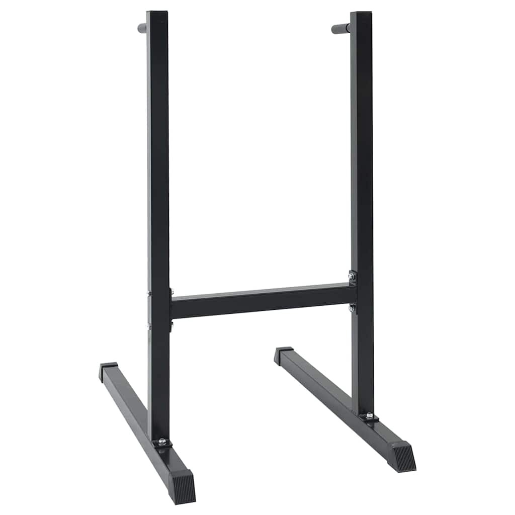 Dip Station Black 104 X 66.5 X 122 Cm Powder-Coated Steel
