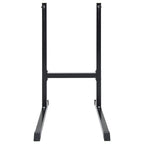 Dip Station Black 104 X 66.5 X 122 Cm Powder-Coated Steel