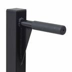 Dip Station Black 104 X 66.5 X 122 Cm Powder-Coated Steel