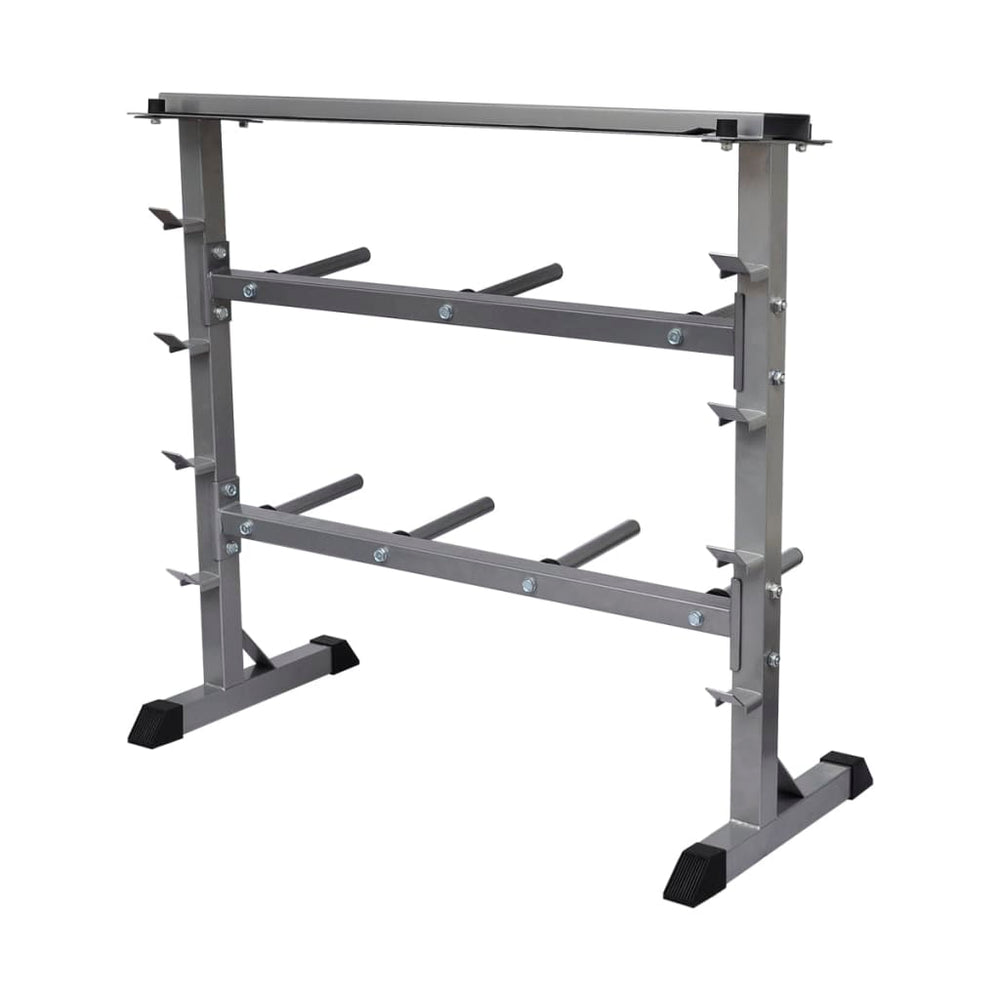 Heavy-Duty Steel Weight Rack for Safe and Organised Home Gym Storage