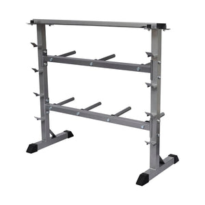 Heavy-Duty Steel Weight Rack for Safe and Organised Home Gym Storage