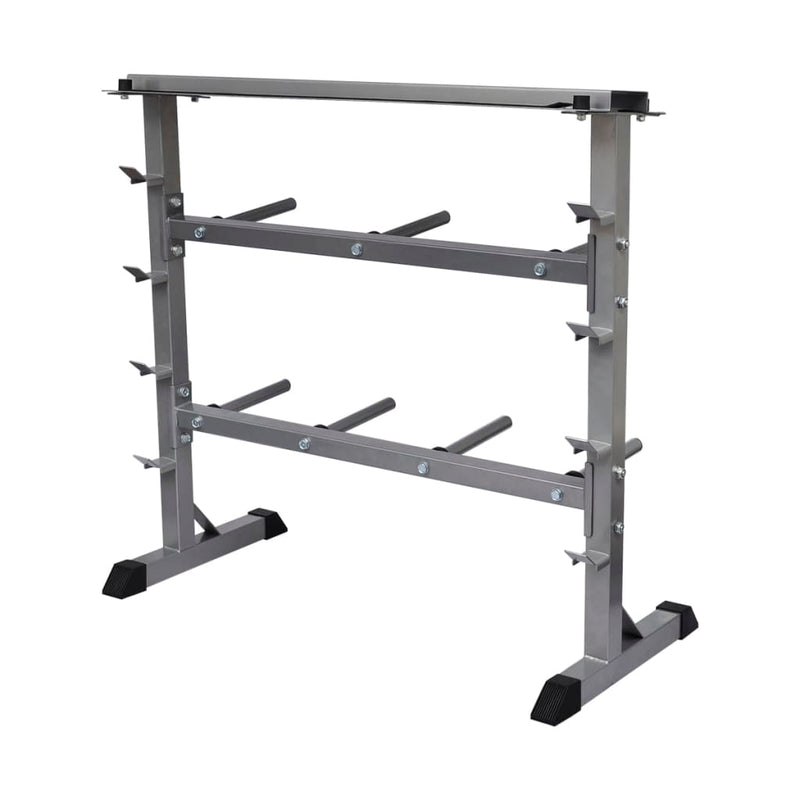 Heavy-Duty Steel Weight Rack for Safe and Organised Home Gym Storage