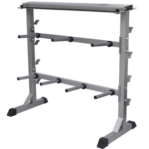Heavy-Duty Steel Weight Rack for Safe and Organised Home Gym Storage