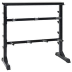 Dumbbell Rack Black 99 X 45 X 95.5 Cm Powder-Coated Steel