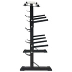 Dumbbell Rack Black 99 X 45 X 95.5 Cm Powder-Coated Steel