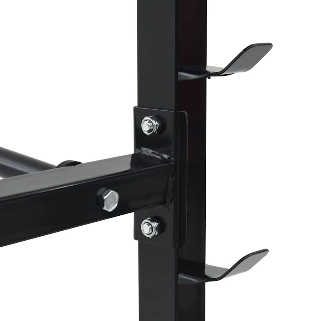 Dumbbell Rack Black 99 X 45 X 95.5 Cm Powder-Coated Steel